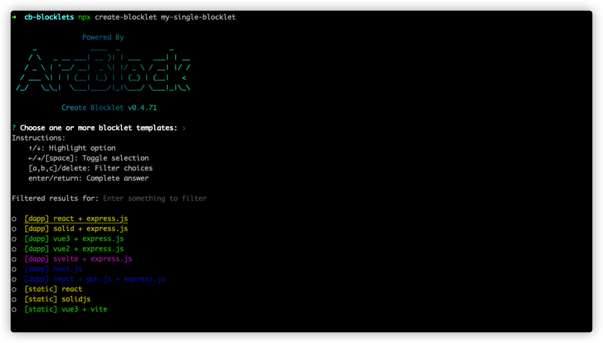 create-blocklet
